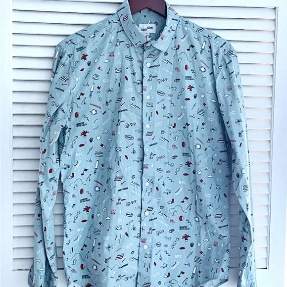 🛍️ $7 Frank and Oak Men’s button down Shirt size M - Picture 3 of 4